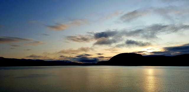 Fjord Sea Coast Landscape Norway